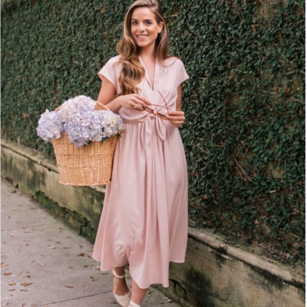 Gal Meets Glam Margie Light Pink Dress Sz 10